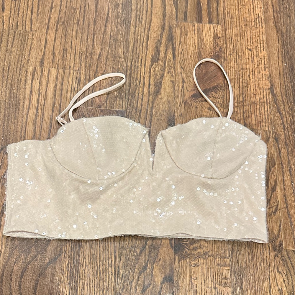 Astr Shimmering Sequin Top
